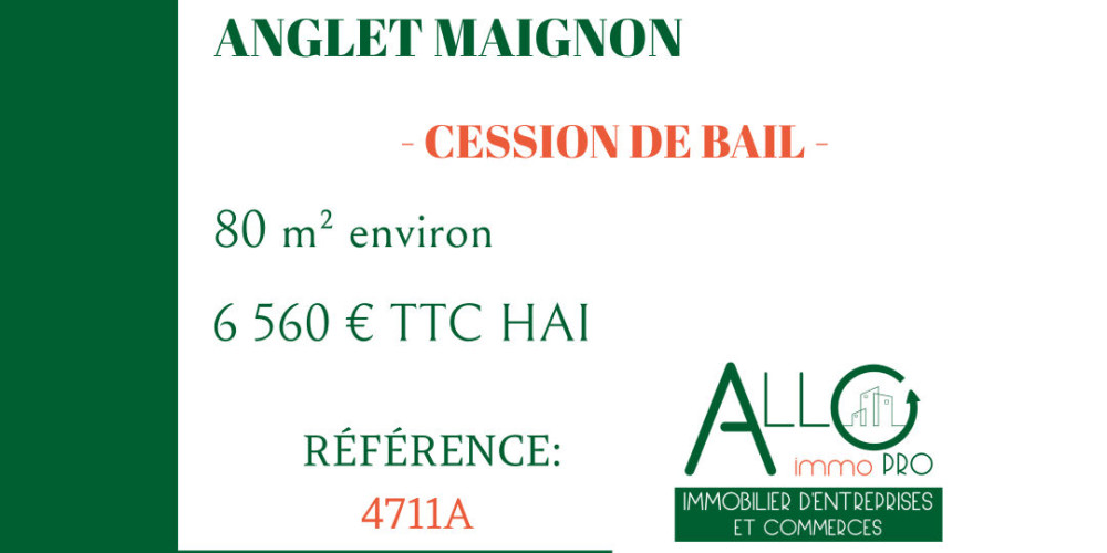 local commercial à ANGLET (64600)
