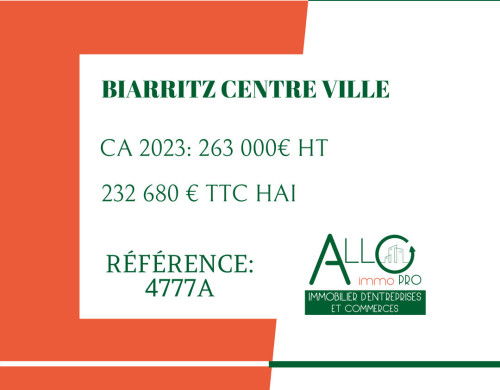 fond de commerce  BIARRITZ