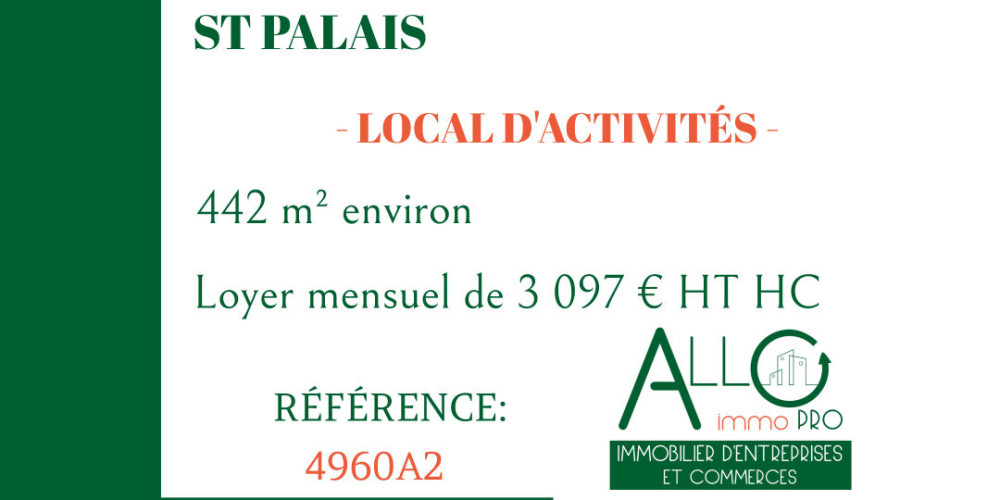 local industriel à ST PALAIS (64120)