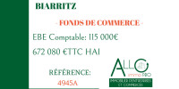 fond de commerce à BIARRITZ (64200)