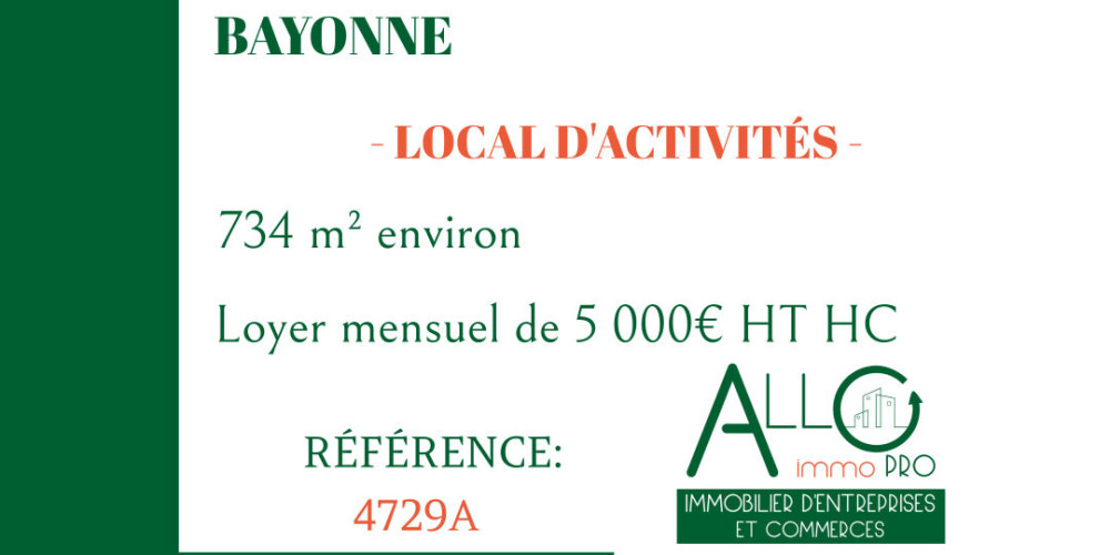 local industriel à BAYONNE (64100)