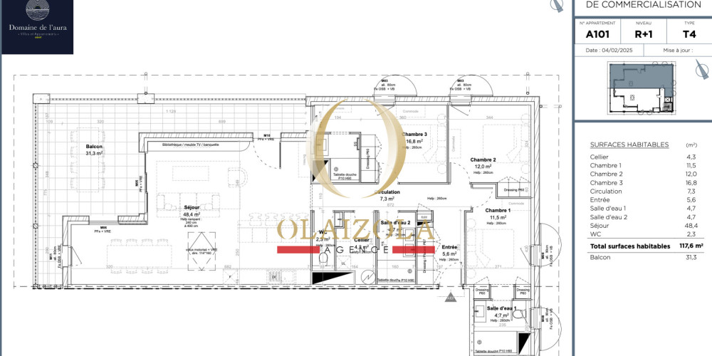 appartement à BIDART (64210)