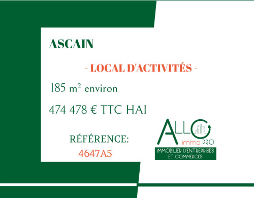 local industriel  ASCAIN