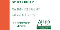 fond de commerce à ST JEAN DE LUZ (64500)