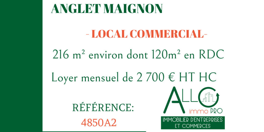 local commercial à ANGLET (64600)
