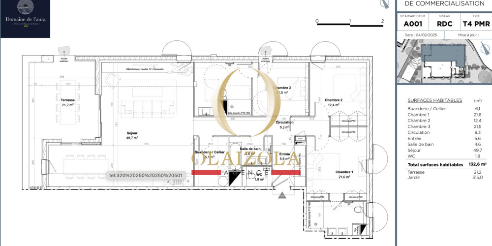 appartement à BIDART (64210)