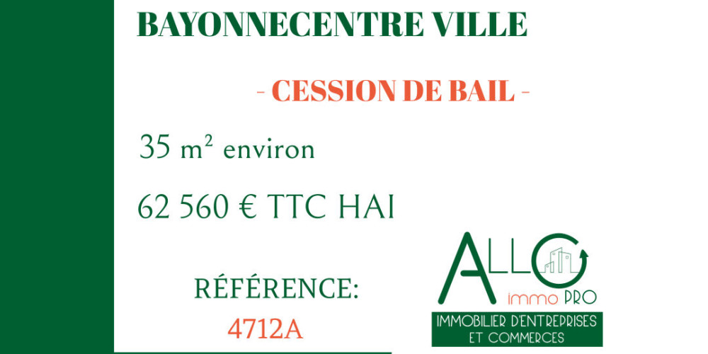 local commercial à BAYONNE (64100)