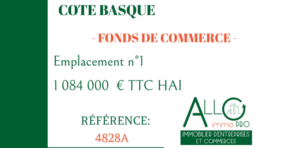fond de commerce à BIARRITZ (64200)