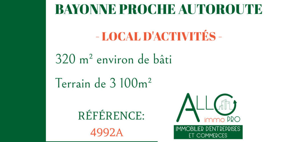 local industriel à BAYONNE (64100)