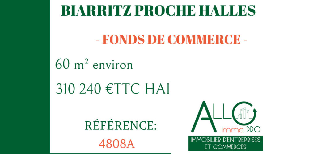 fond de commerce à BIARRITZ (64200)
