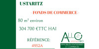 fond de commerce à USTARITZ (64480)