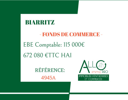 fond de commerce  BIARRITZ