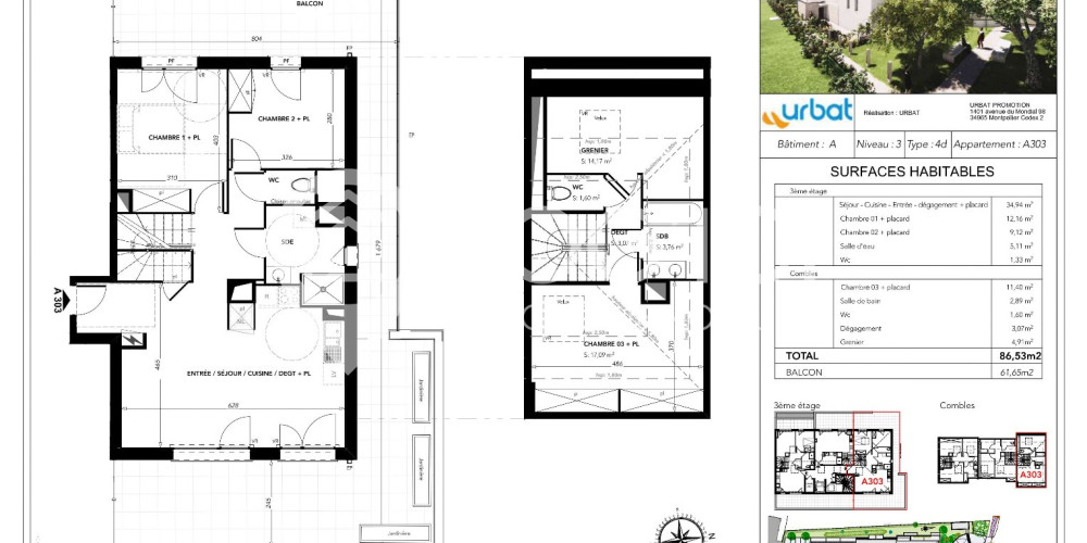 appartement à PAU (64000)