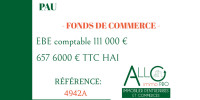 fond de commerce à PAU (64000)