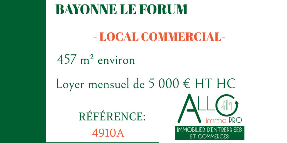 local commercial à BAYONNE (64100)