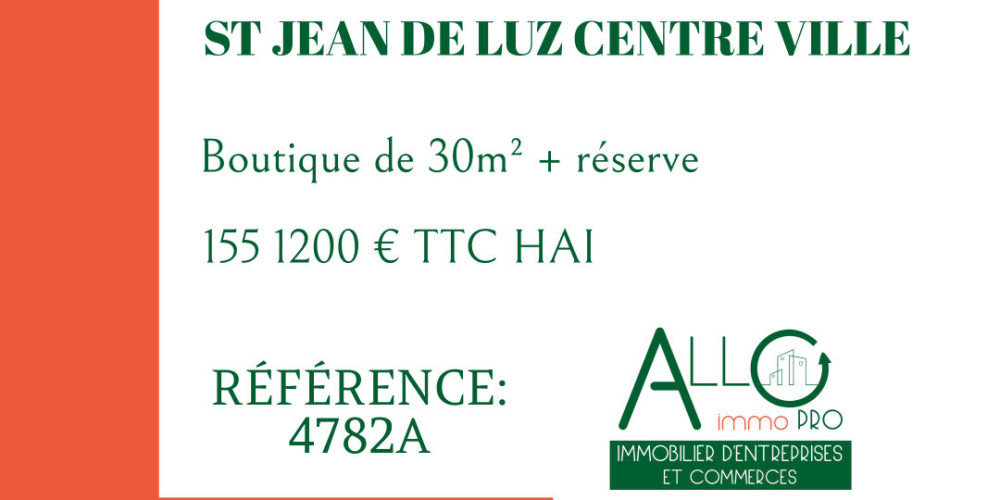 local commercial à ST JEAN DE LUZ (64500)