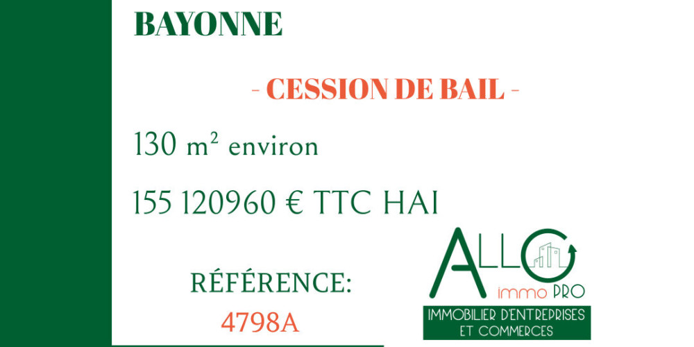 local commercial à BAYONNE (64100)