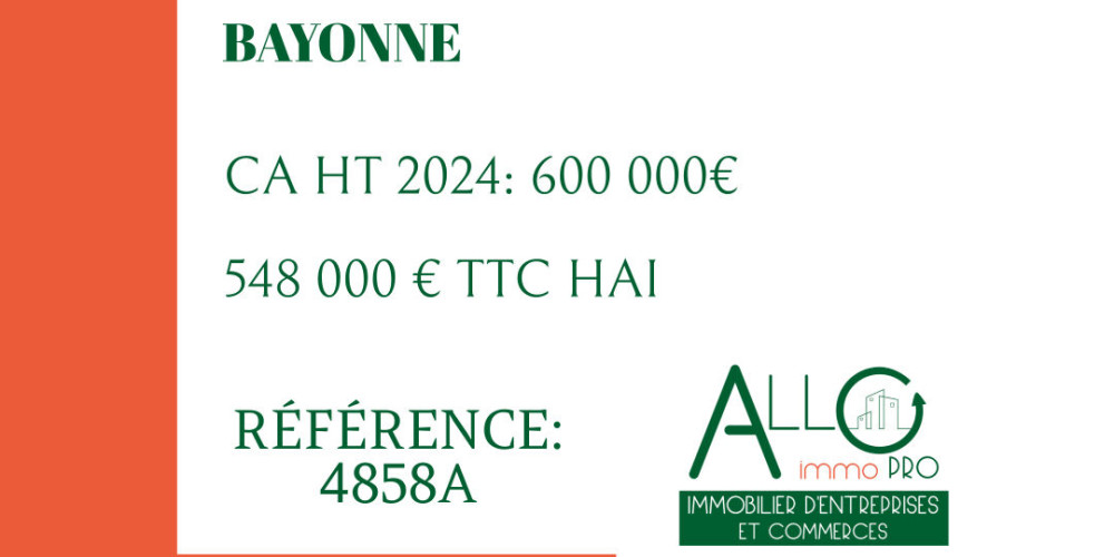 fond de commerce à BAYONNE (64100)