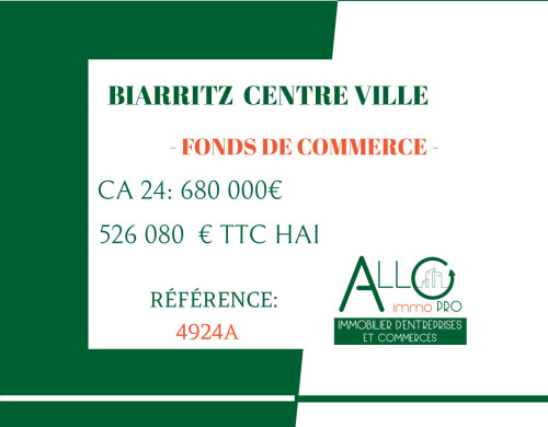 fond de commerce  BIARRITZ