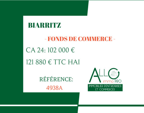 fond de commerce  BIARRITZ