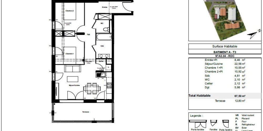 appartement à BAYONNE (64100)