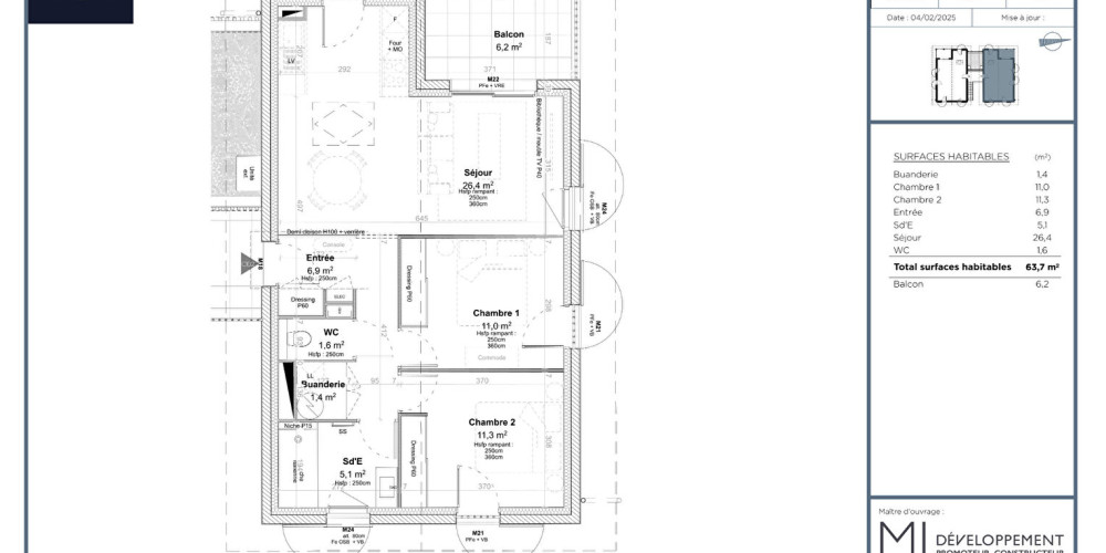 appartement à BIDART (64210)