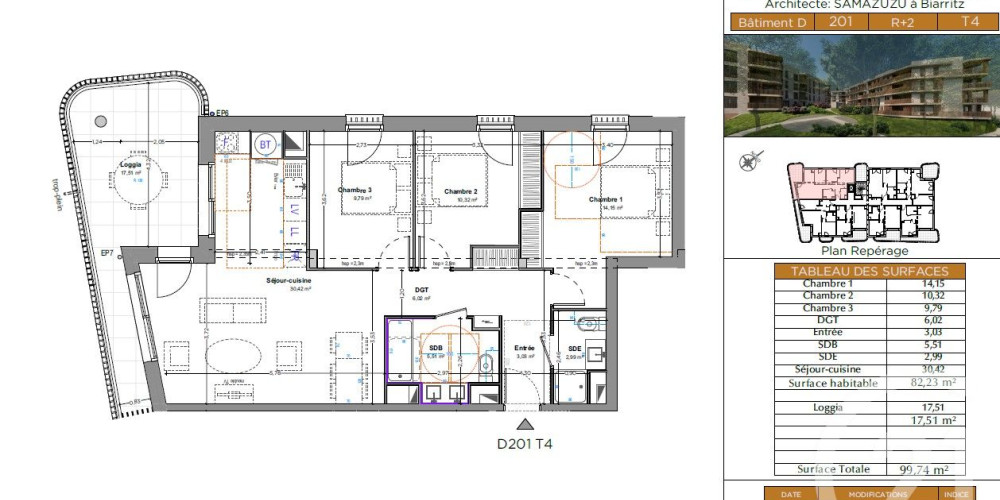 appartement à HENDAYE (64700)