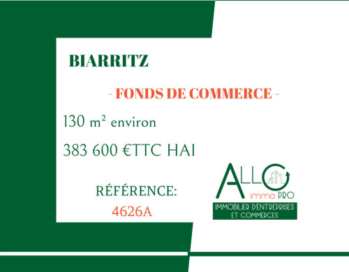 fond de commerce  BIARRITZ