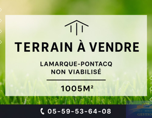 terrain  LAMARQUE PONTACQ