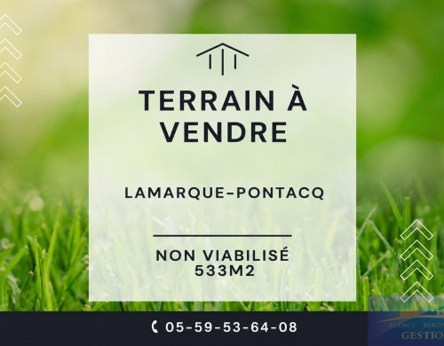 terrain  LAMARQUE PONTACQ